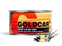 Шпаклівка зі скловолокном Glas&Ultra Light Gold Car Plus 1л